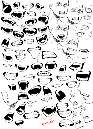 Y E S Drawing Expressions Drawing Reference Art Reference For a wide open anime mouth draw the jaw further down than a regular open mouth. drawing reference