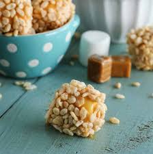 Browse christmas packaging, gift bags, boxes, tapes and scissors. Marshmallow Caramel Rice Krispies Puffs A Farmgirl S Dabbles