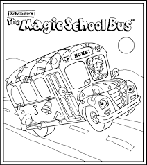 Free whale coloring pages to print 18251. The Magic School Bus Coloring Pages
