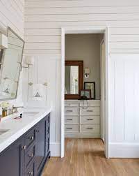 An extremely popular residential style with home owners, pinteresters and fixer upper fans this technique is also commonly seen inside modern farmhouses as wall paneling. Modern Farmhouse Style Shiplap Ideas Pickled Barrel Bathrooms Remodel Ship Lap Walls Bathroom Decor