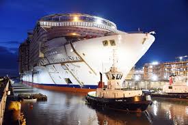 She is the fifth oasis class cruise ship in royal caribbean's fleet, and has 100 cabins more than symphony of the seas. Royal Caribbean Floats Out New Wonder Of The Seas Cruise Ship Cruise Blog