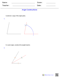 Write no more than two words and/or a. Geometry Worksheets Constructions Worksheets