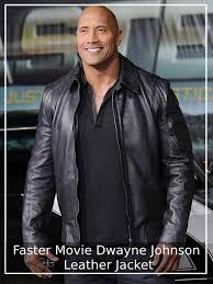 Faster Movie Dwayne Johnson Leather Jacket Top Celebs Jackets In 2020 Leather Jacket Dwayne Johnson Leather Jacket Men