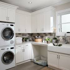 The first option is to keep the soffit open; 20 Laundry Room Lighting Ideas