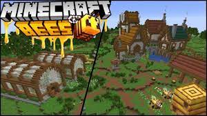 Bees are a mob introduced in the 1.15 update. Building A Minecraft 1 15 Bee Sanctuary Farm Minecraft Farm Minecraft Projects Minecraft Farm Design
