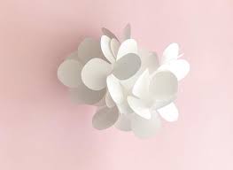 Paper Flowers Hydrangea Template Filler Flower For Large Etsy Flower Template Paper Flower Template Paper Flowers
