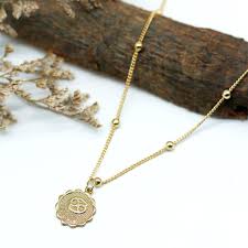 The zodiac star constellations are replicated on the circle pendant. Shop Online Cancer Zodiac Pendant Necklace By Joker Witch