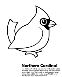 We have many coloring pages with cute bird species from around the world. Northern Cardinal Coloring Sheet In 2021 Coloring Pages Super Coloring Pages Birthday Coloring Pages
