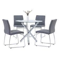 Sicotas 5 Piece Round Dining Table Set Details Can Be Found By Clicking On The Image I In 2020 Round Dining Table Sets Modern Kitchen Tables Dining Room Table Set