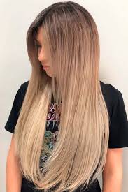 Long blond hair with balayage. Straight Brown To Blonde Ombre Up To 65 Off Free Shipping