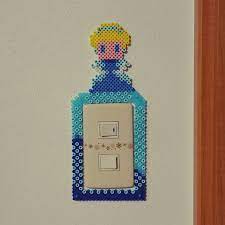 ベッド周り 娘作 アイロンビーズ スイッチカバー 娘の部屋 などのインテリア実例 2017 06 24 21 07 21 roomclip ルームクリップ ハロウィン アイロンビーズ アイロンビーズ ビーズ
