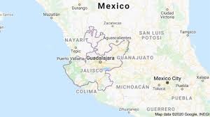Con nombres, blanco y negro. Mapas De Jalisco Mexico A Color Blanco Y Negro Y Para Imprimir