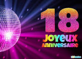 Carte Anniversaire 18 Ans Nuits Et Paillettes Avec Le Chiffre 18 En Paillete Multicolo Carte Anniversaire 18 Ans Carte Anniversaire Carte Anniversaire Gratuite