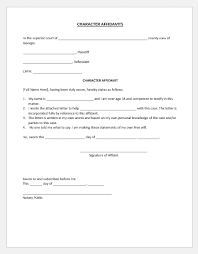 Check spelling or type a new query. Affidavit In Support Of Character Template Word Excel Templates