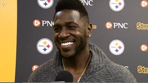 Antonio brown appeared on espn's first take this morning, and needless to say, his hair stole the the steelers wr is back with his whacky haircut that's so bad its laughable. Antonio Brown On His New Deal I M Grateful Steelers Depot