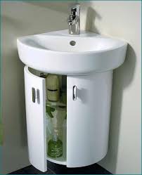 corner pedestal sink