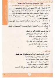 حل تطبيقات صفحة 52 الممنوع من الصرف من كتاب اللغة العربية للسنة الرابعة متوسط الجيل الثاني