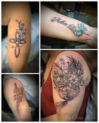 Family Memorial Tattoos With Gladiolus Flowers Memorial Tattoos Tattoos Memorial Tattoo