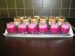Recette De Verrines Bicolores De Betteraves Recette Recette Verrine Verrine Verrine Betterave Rouge