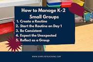 5 Easy Steps for How To Manage Small Groups in the Classroom ...