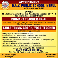 yoga teacher job in mumbai city