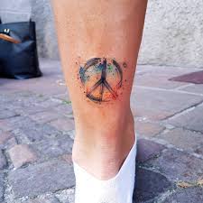 Such a beautiful little bird. 55 Best Peace Sign Tattoo Designs Anti War Movement Symbol 2019