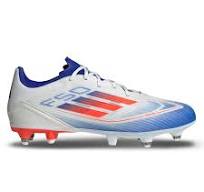 Botas de fútbol adidas F50 League SG blancas