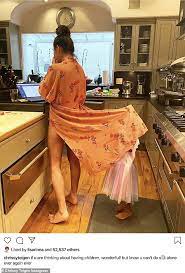 The couple exchanged vows at a private estate in lake como, italy, in 2013 and she's been a literal living legend ever since. Chrissy Teigen Shares Hilarious Snap Of Daughter Luna Playing Under Her Robe As