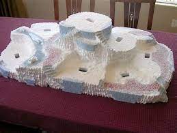 Resultado De Imagen De Christmas Village Display Platforms Styrofoam Belenes De Navidad Villa Navidena Decoracion Navidena