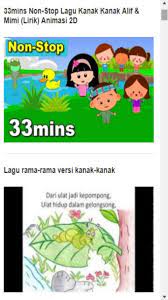 21.19 mb, was updated 2018/19/09 requirements:android: Koleksi Lagu Kanak Kanak For Android Apk Download