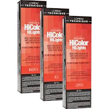 These pictures can be ideas in 2016 to create beautiful hairstyles. L Oreal Hicolor Red Hilights Magenta Permanent Creme Hair Color By Excellence Permanent Hair Color Sally Beauty