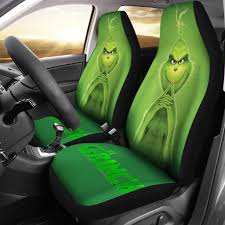 The Grinch Funny Face Car Seat Covers Gift For Fan Car Seats Carseat Cover Seat Covers