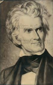 1973 Press Photo American Statesman John C Calhoun of South Carolina