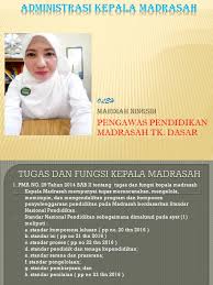 Program peningkatan kompetensi kepemimpinan bagi calon kepala sekolah dalam rangka meningkatkan mutu pendidikan. Administrasi Kepala Madrasah Power Point Pptx