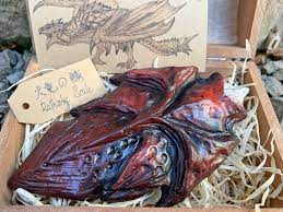 Rathalos Scale Collection Set With Wooden Box Inspired by - Etsy
