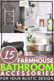 Shop for bathroom accessories bathroom decor at bed bath & beyond. 15 Farmhouse Bathroom Accessories For Your Rustic Design Home Decor Bliss