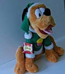 Disney Pluto Plush Dog Christmas Holiday Dan Dee Stuffed Animal Cupcake Design Dandee Plush Dog Christmas Dog Plush Stuffed Animals