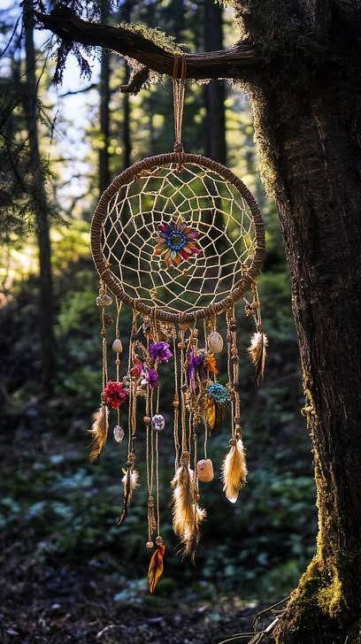 Download Forest Dream Catcher Image - Forest, Dreamcatcher, Sunlight |  StockCake