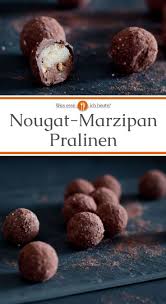 Nougat Marzipan Pralinen Rezept Pralinen Rezepte Marzipan Nougat Rezept