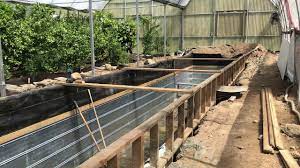 Please see our pool plans faq here: 1 Diy Wood Frame Lap Pool Rainwater Tank Heat Sink 40 X 7 X 6 Deep In The Greenhouse Youtube