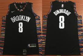 Sz various buy with confidence! Nba Brooklyn Nets 8 Spencer Dinwiddie Black City Edition Nike Swingman Jersey