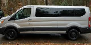 2016 Ford Transit 350 Xlt With Black Hubcaps Ford Transit Travel Van Van Life