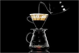 The result is a lighter bodied coffee with more aromatic and delicate flavors than what you might get from cold brew methods that require steeping grounds completely in water. Japan S Pour Over Coffee Wins Converts The New York Times