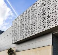 High Strength Perforated Aluminum Wall Cladding for Shopping Mall