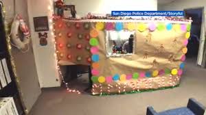 About 9% of these are curtain. Woman Constructs Life Sized Gingerbread House Around Her Cubicle Abc7 New York