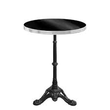 Table De Bistrot Ronde Emaillee Noir Gueridon Emaille Table Bistrot Table Bistrot Ronde Gueridon