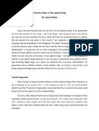 We did not find results for: A Position Paper On War Against Drugs Rodrigo Duterte Applied Ethics