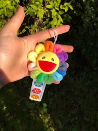 Takashi Murakami Plush Rainbow Flower Pin Brocch Etsy In 2020 Takashi Murakami Rainbow Flowers Murakami