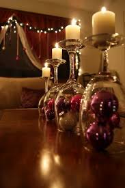 See more ideas about wine glass crafts, wine glass, glass crafts. Thanksupside Down Wine Glasses Christmas Ornaments Underneath As Candle Holders Awesome Pin Christmas Holid Christmas Deco Christmas Diy Christmas Decorations