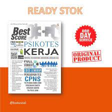 Buku Psikotes Best Score Psikotes Kerja Original Bestseller Shopee Indonesia